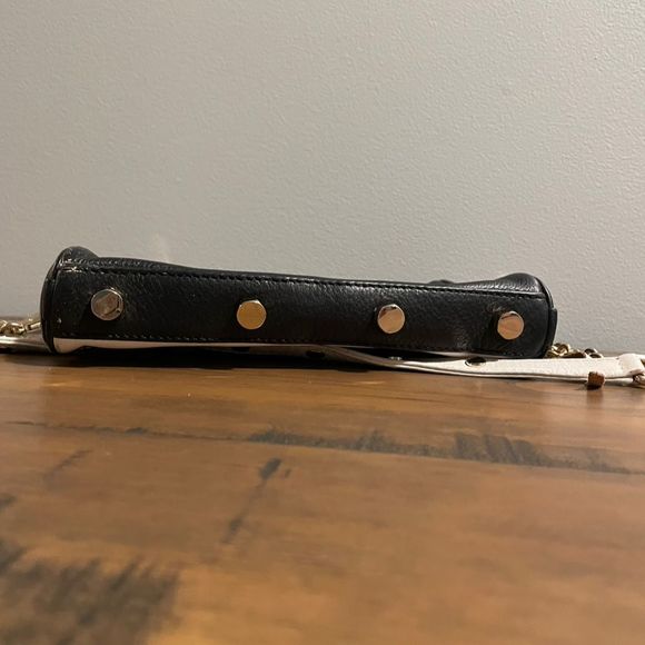 Rebecca Minkoff Mini 5 Zip Leather Crossbody Bag Black One Size Women's - Picture 12 of 14